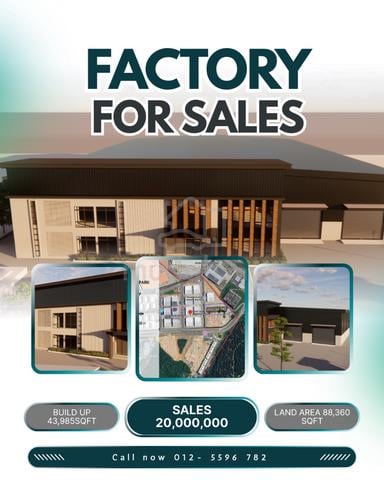 Brand New 2 Storey Detached Factory For Sale At Kulim Industrial Park 1
