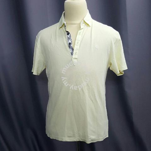 Burberry yellow polo t-shirt. - Clothes for sale in Johor Bahru, Johor