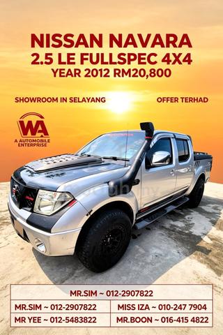 NISSAN NAVARA 2.5 LE fULLSPEC 4X4 - 1