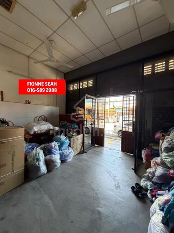 Single Storey Shoplot Hotspot area for Sale Padang Serai with Mezzanie 1