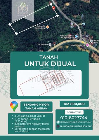 LOT BANGLO, LOT SEMID & TANAH BERSTATUS PERTANIAN untuk dijual 1