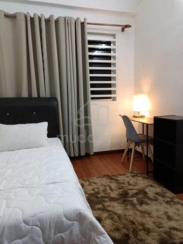 AIRCOND fully furnish BILIK SEWA SINGLE wifi SG PETANI 1