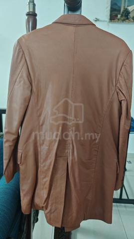 ​[NEW] Genuine Brown Leather Coat from Pakistan - photo 4 of 5