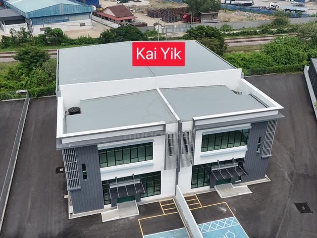 Brand New | 1.5 Storey Semi D Factory For Rent @ Alma Signature 3 🏭 1