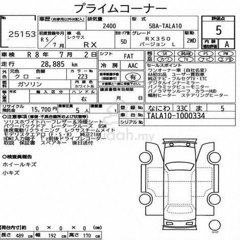 Modellista Bodykit🔥5A🔥RX350LUXURY🔥28kkm🔥S/Roof - 2