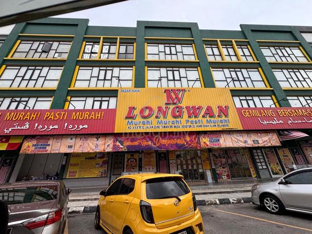 Taman sri muda Seksyen 25 Shah alam 4 storey shop for sale 1
