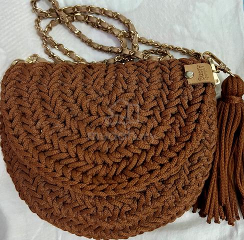 Knitwear sling bag best sale