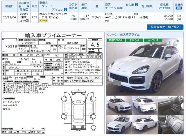 4.5B 16K KM MILEA 2023 Porsche CAYENNE 3.0 COUPE - 2