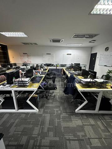 FULLY FURNISHED RENTAL Office Taman Dagang Avenue Ampang 1st floor 1