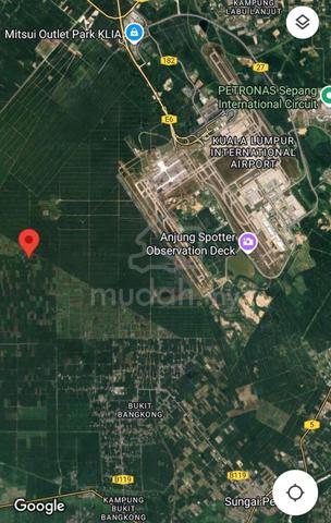TANAH 1 EKAR Sungai Pelek Sepang Dekat KLIA 3