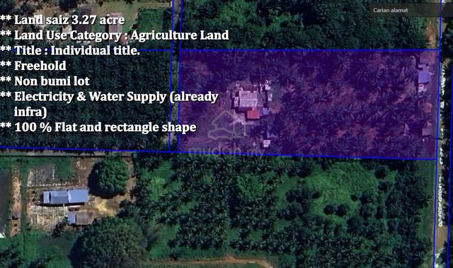 3.27 acres Land at Sungai Nipah/ Kampung Chuah, Port Dickson, N9 1
