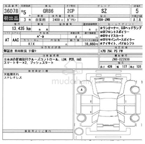 5a 232HP 250NM GR BODYKIT GR86 SZ (A) ANDROID PLAY - 3