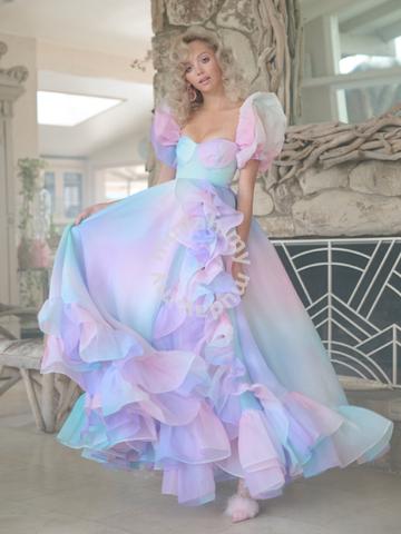 Unicorn top wedding dress