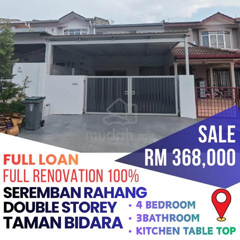 SALE SEREMBAN RAHANG TAMAN BIDARA 💯🔥Full RENOVATION DOUBLE STOREY 1