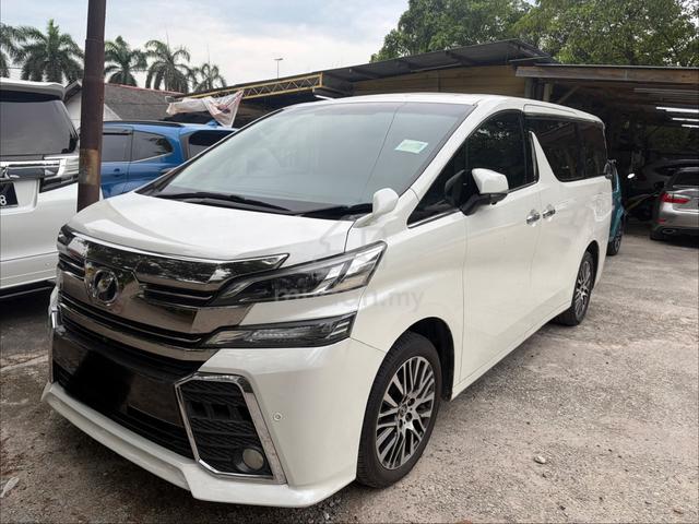 2017 Toyota VELLFIRE X 2.5 (A) 8 seater 2020 - 2
