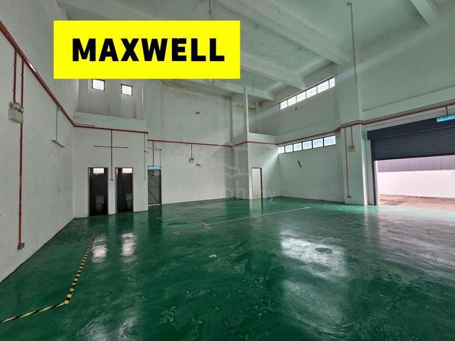 WAREHOUSE / FACTORY with LAND 7600sf Basic Unit at Permatang Tinggi 1