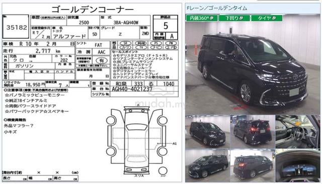 2025 Toyota ALPHARD 2.5 Z Modenlista JBL Grd 5A Ur - 3