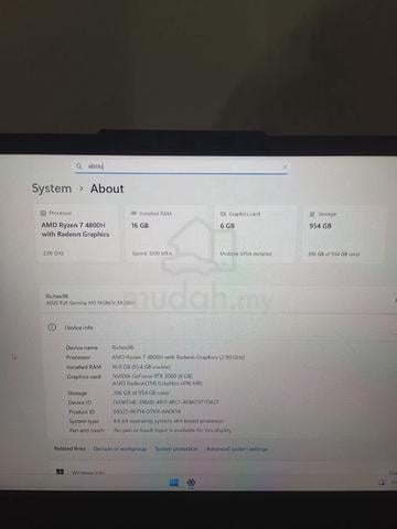 Asus Gaming Laptop for Sale – TUF Gaming A15 - photo 5 of 5