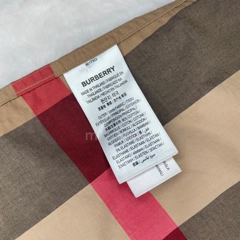 Burberry Brown S/S Checkered Shirt with Red Stripe - photo 4 of 4