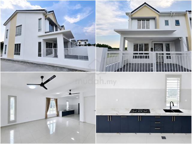 (RUMAH BARU) End Lot Teres 2 Tingkat Eka Heights near Sendayan /Enstek 1