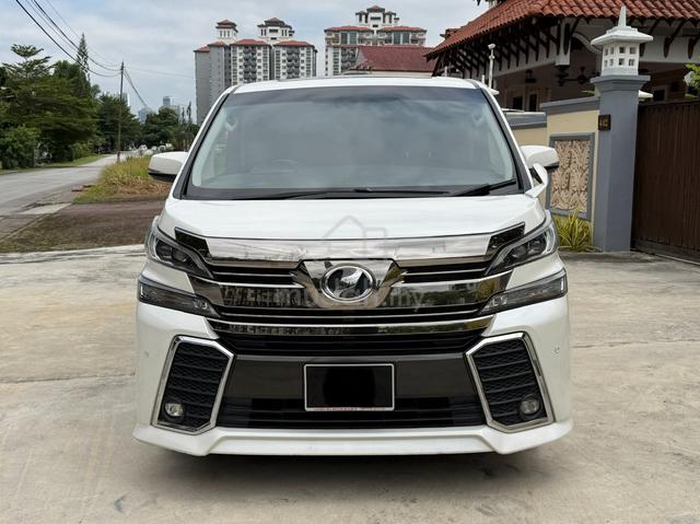 2017 Toyota VELLFIRE 2.5 ZG PILOT SEAT/LOW MILEAGE - 2
