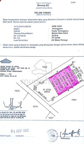 4 lot tanah rumah teres di wakaf tengah kuala nerus 1