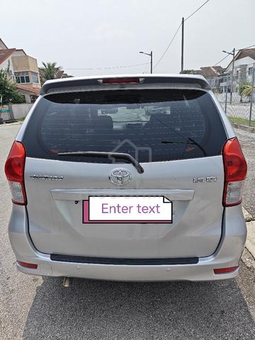 2012 Toyota AVANZA 1.5 E F652RM (A) - 3