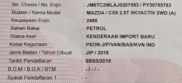 Mazda CX-9 2.5T SKYACTIV GVC 2WD F.S.R S/Roof HUD - 4