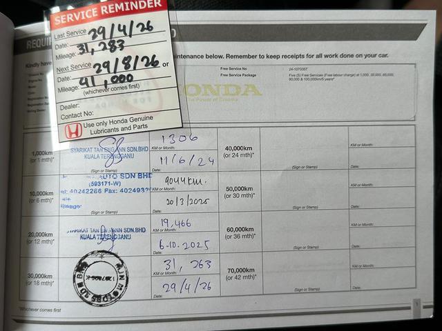2024 Honda CITY 1.5 V RS HATCHBACK F.SERV 31k MIL - 3