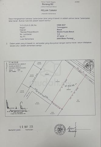 Tanah untuk dijual Besut 1