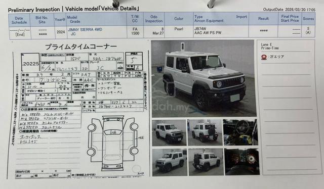 Suzuki JIMNY 1.5 -SIERRA JC (A) 4WD GRADE 5A 8K KM - 3