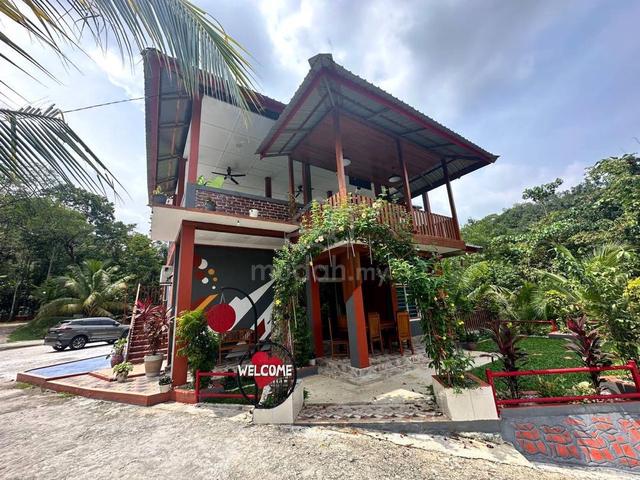 RESORT / CHALET AIR TERJUN SUNGAI SENDAT,  ULU YAM Untuk Dijual 1