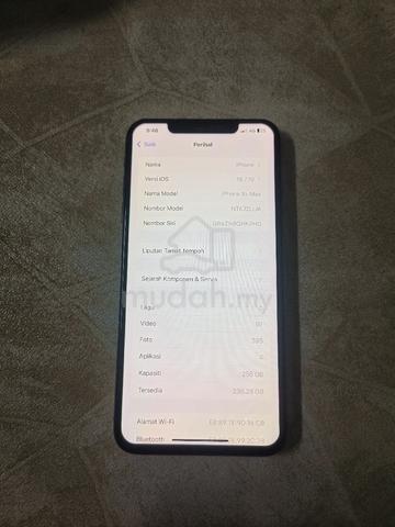 Iphone Xs Max 256GB Black Murah" - photo 2 of 6