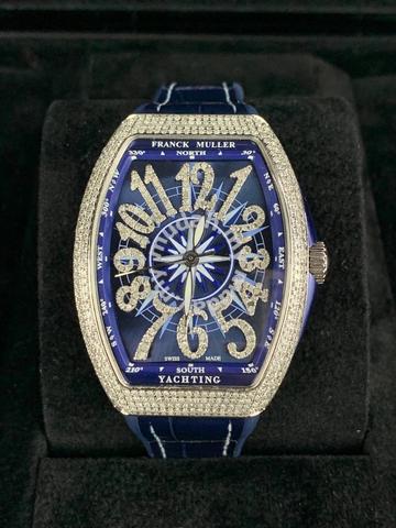 Franck Muller Vanguard V35 Yachting Blue Diamond Watches