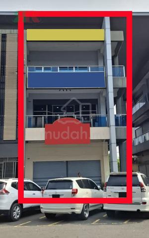 Three Storey of inter-corner building, Kubota Sentral, Jln CTV,Tawau 1