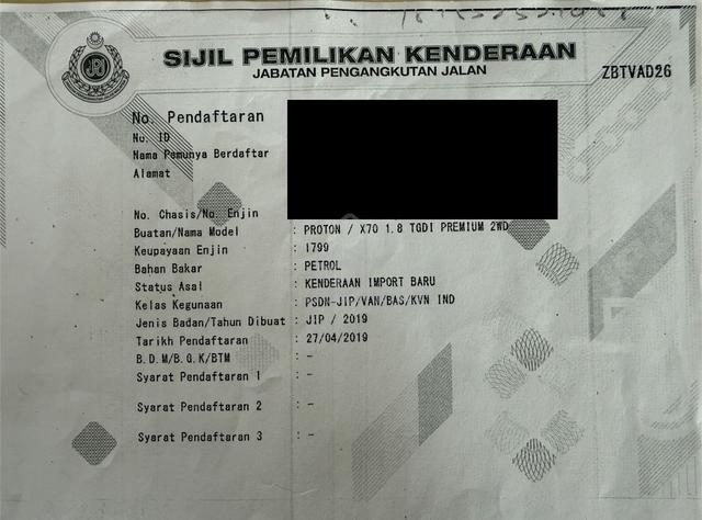 PROTON X70 1.8 PREMIUM (a) FULL SERVICE PROTON - 3