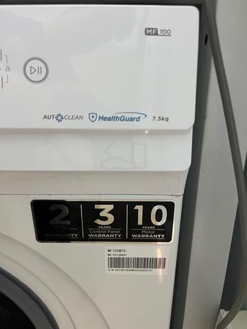Midea Front Loader Washing Machine 7.5KG - photo 4 of 5