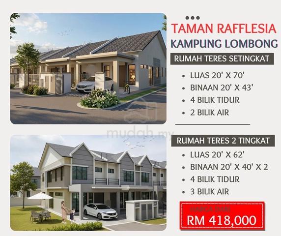 Rumah Teres Baharu Shah Alam Dari RM418K | Kampung Lombong 1