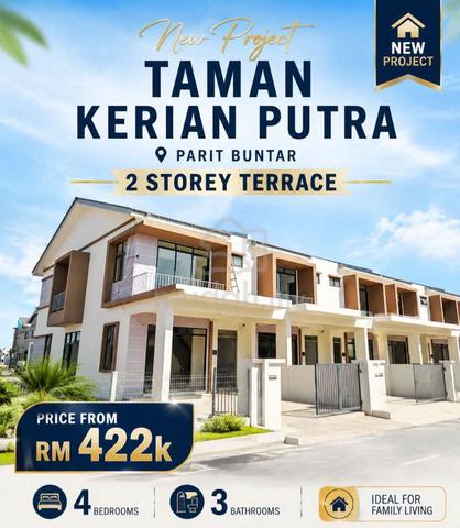 Full Loan_2 Storey Terrace at Parit Buntar near Nibong Tebal 1