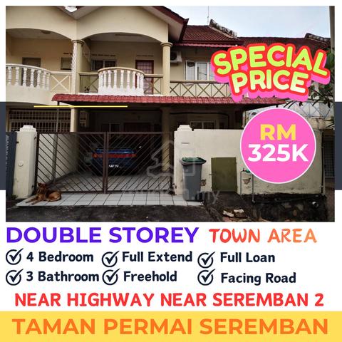 SALE SEREMBAN TOWN 💯✅TAMAN PERMAI DOUBLE STOREY Full RENOVATION 1