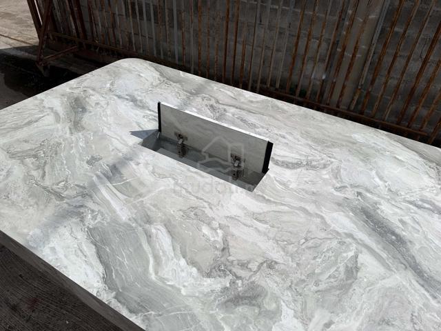 6x4ft Tall Island Cabinet Table Display Meja Count - photo 5 of 5