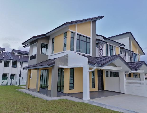 bandar tiram ulu tiram corner lot terrace brand new freehold original 1
