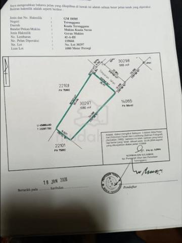 Tanah depan stadium siap tambun 1