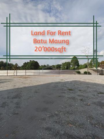 Batu Maung Land for Rent | Suitable for Parking 1