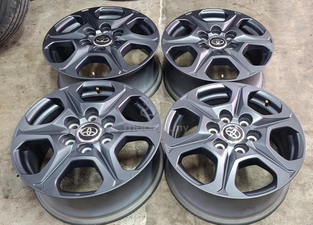 Used rim 18 toyota japan fit hilux fortuner prado - photo 3 of 4