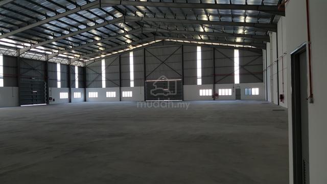 Semi D factory with 2 storey office for sale meru indah kapar 1