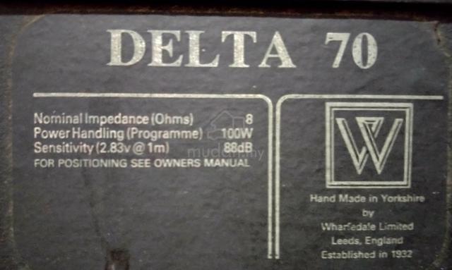 Wharfedale Delta 70 speaker  - photo 5 of 6