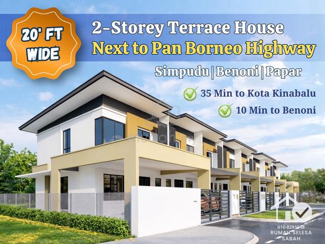 Rumah 2-Tingkat  (20' Lebar) 1