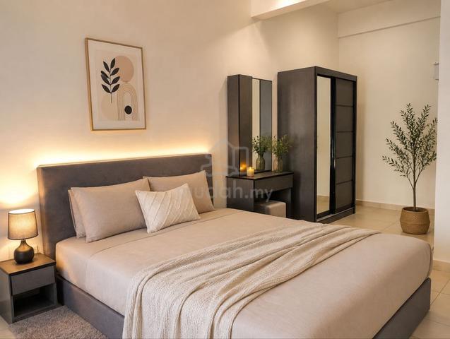 Middle Bedroom for RENT Skudai Villa Krystal Apartment, Nusa bestari 1