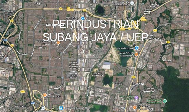 For Rent Land at Perindustrian Subang UEP Lot  Land Size 1.2Acre 1